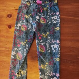 Disney 18m Floral Kids Leggings - Multicolor